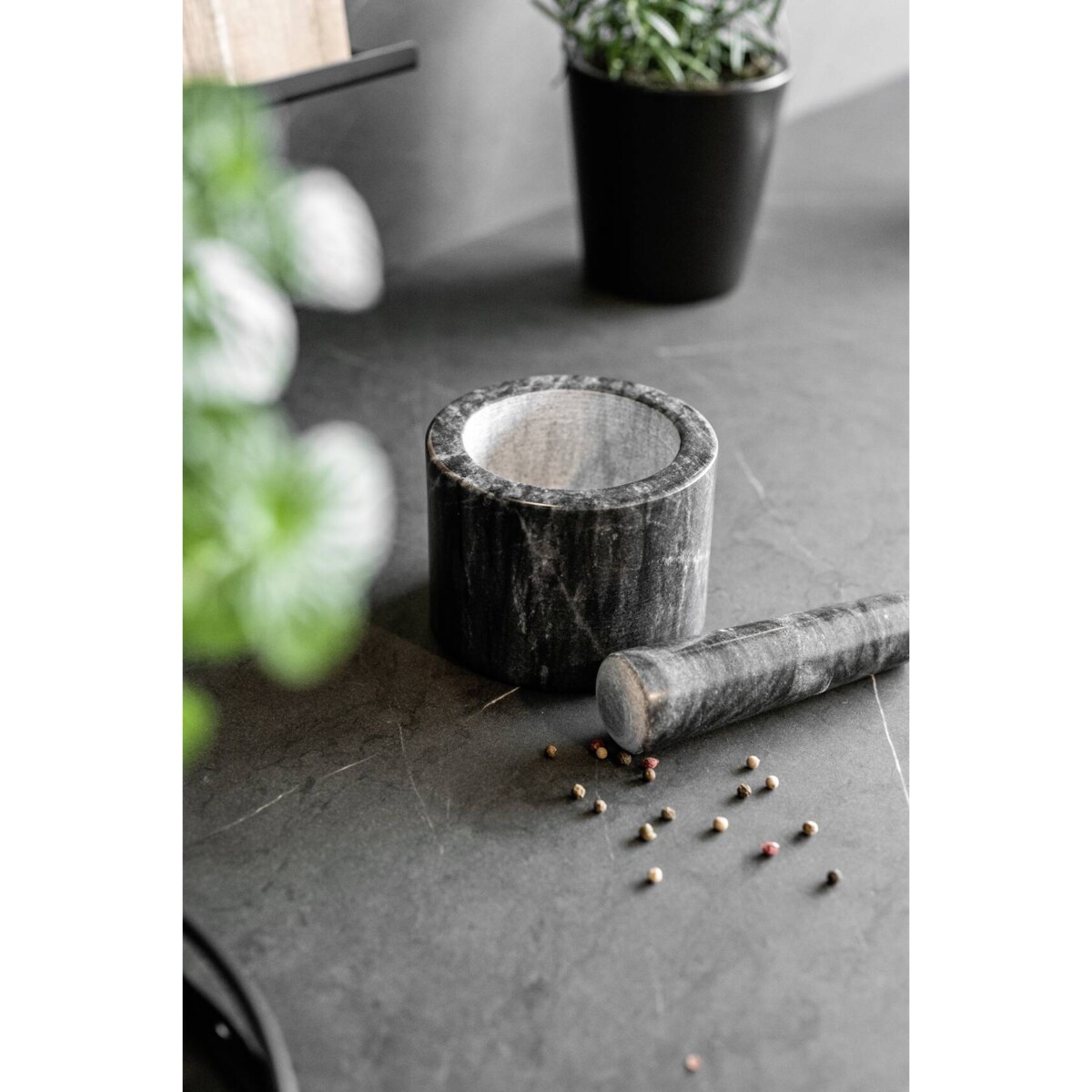 Moździerz z naturalnego marmuru