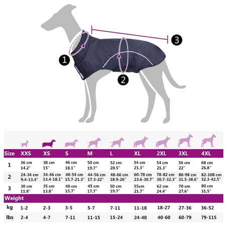 vidaXL Płaszcz przeciwdeszczowy dla psa z odblaskowymi paskami