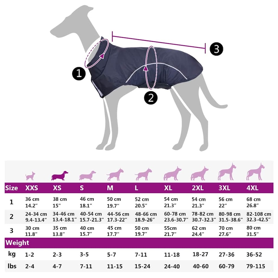 vidaXL Płaszcz przeciwdeszczowy dla psa z odblaskowymi paskami