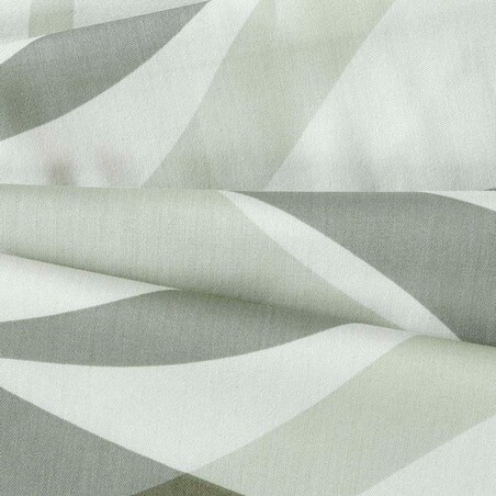 Pościel satyna bawełniana 160x200 Exclusive Grace zielona w dekoracyjne liście