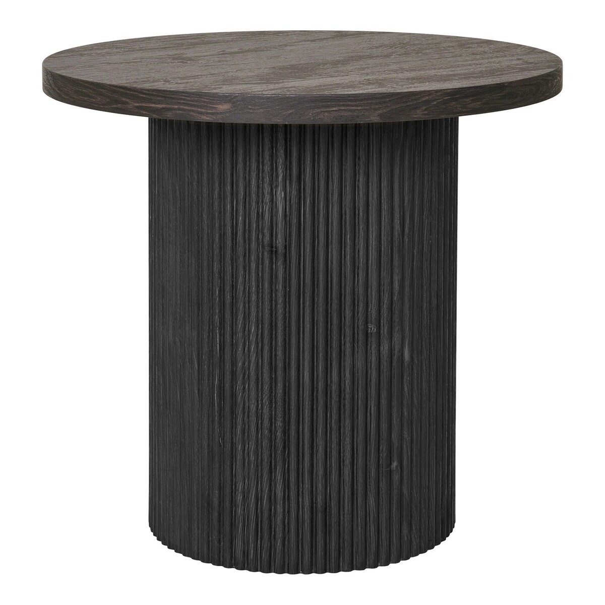 Stolik kawowy 45x48x48 cm SNADAFF-3 small okrągły ciemnobrązowy