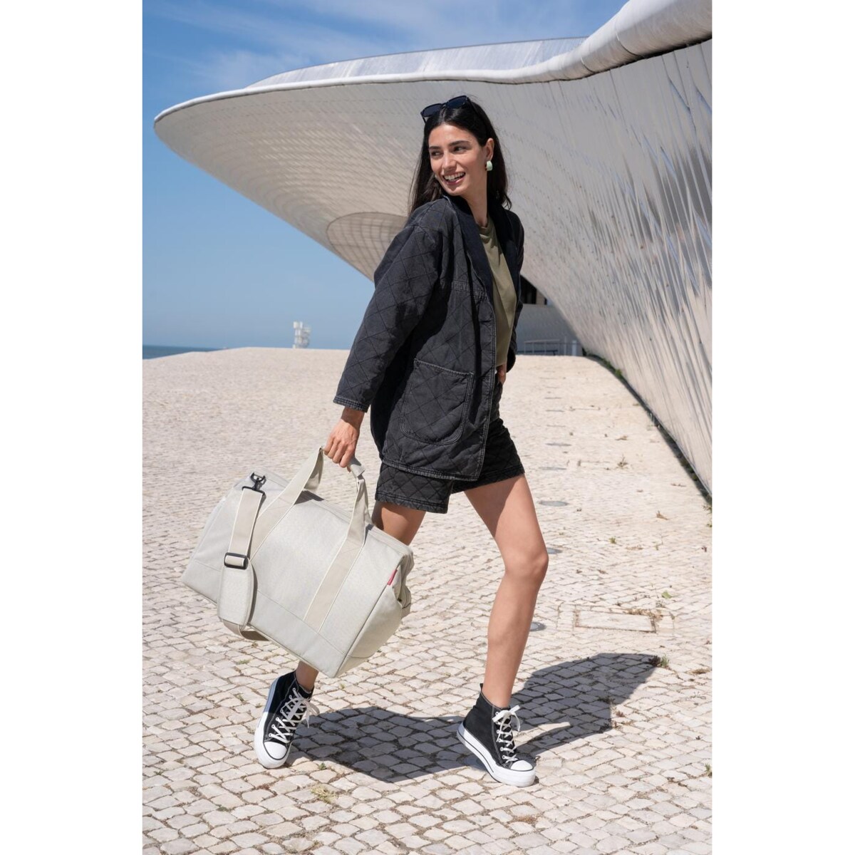 Torba ALLROUNDER M, herringbone sand