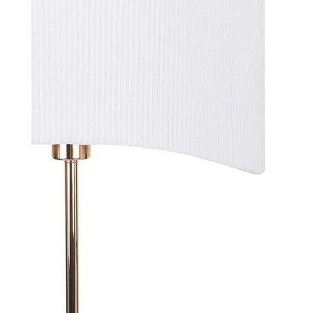 Lampa podłogowa metalowa złota CALVILLO