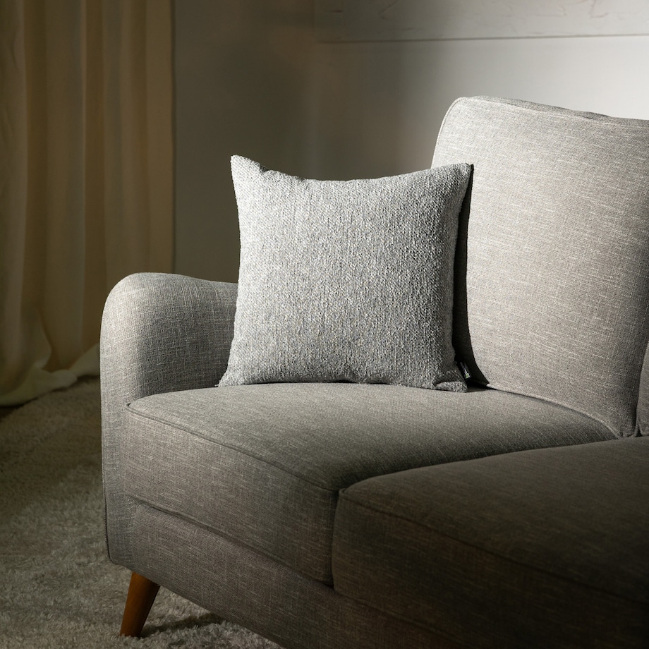 Poszewka Kinga na poduszkę 60x60 szary melanż