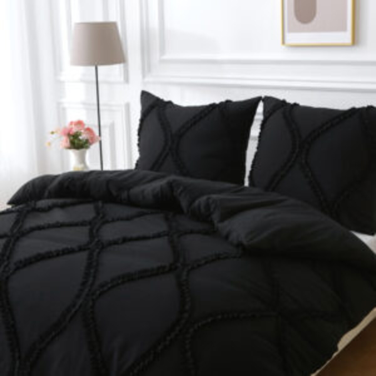 pościel "royal" 200x220 cm mikrofibra czarny