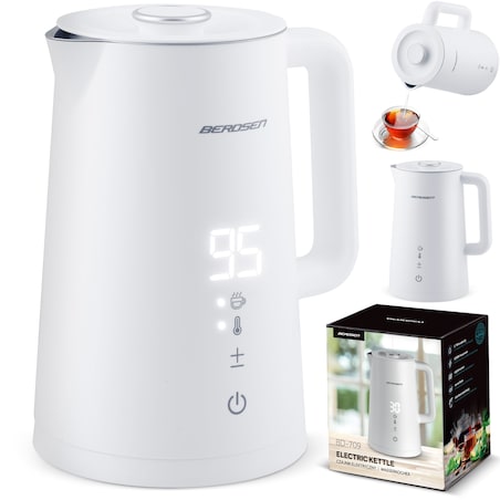 Czajnik elektryczny panel dotykowy 2200w 1,7l Berdsen