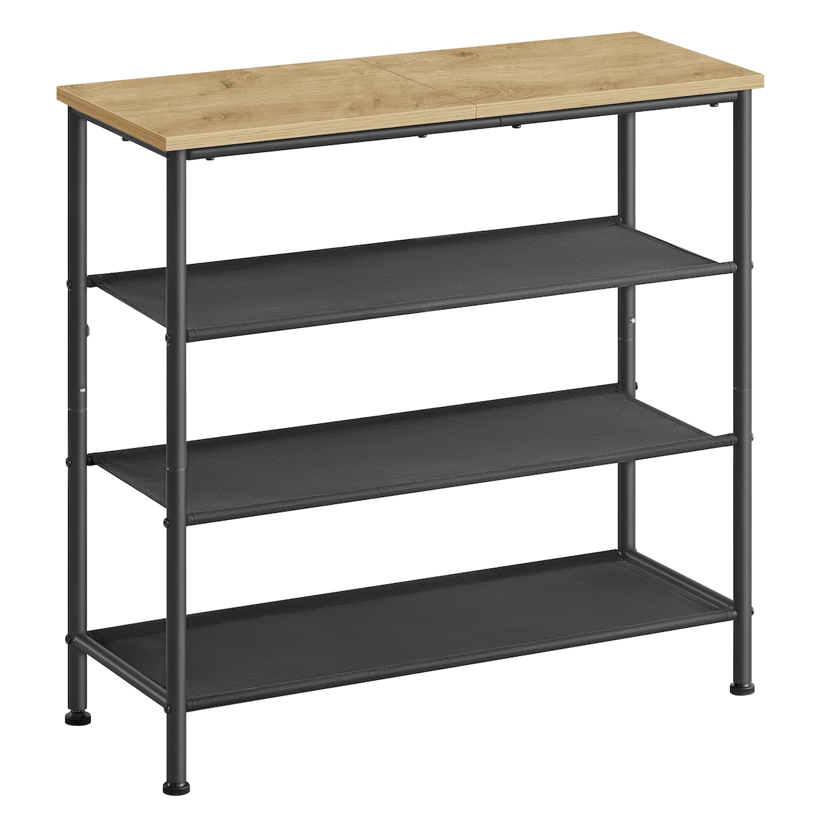 Szafka Na Buty w stylu loftowym dąb Artisan, czarny