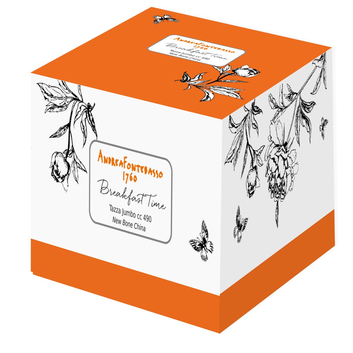 BREAKFAST TIME KUBEK ŚNIADANIOWY POMARAŃCZOWY 490 CC