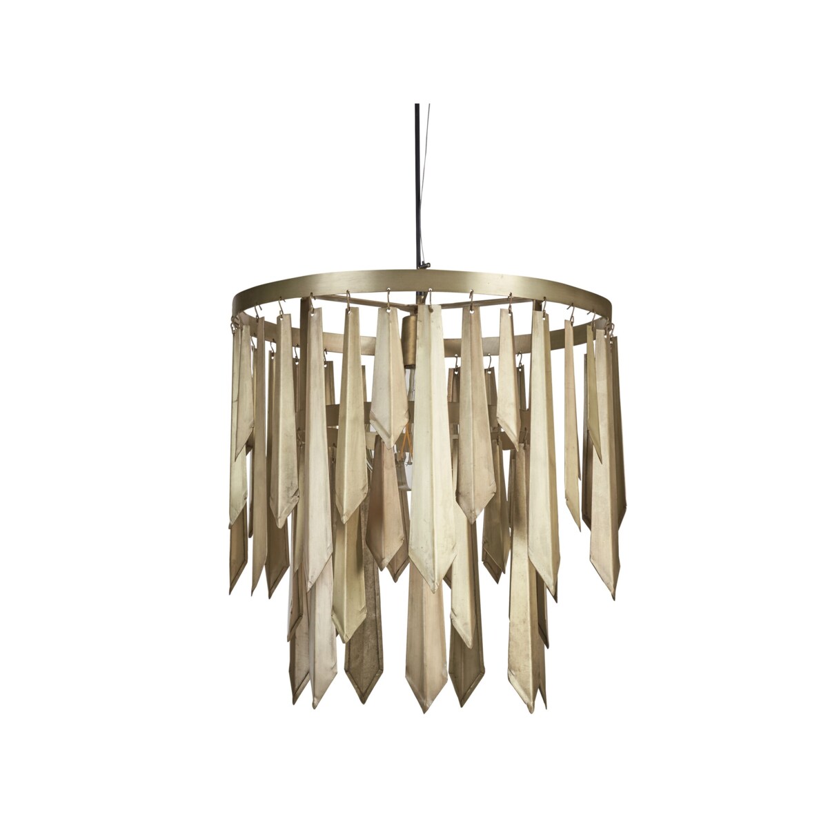 Żyrandol metalowy mosiężny CHAMBAL