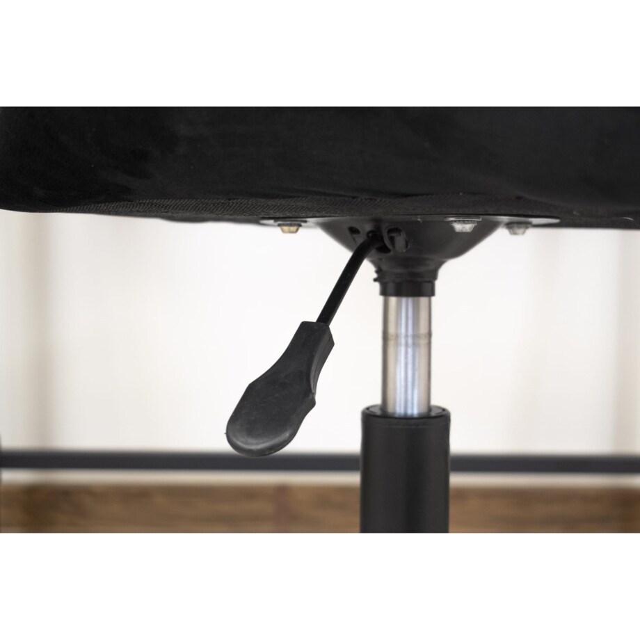 Krzesło Do Jadalni Kuchni Salonu Obrotowe Noto Aksamit - Czarne