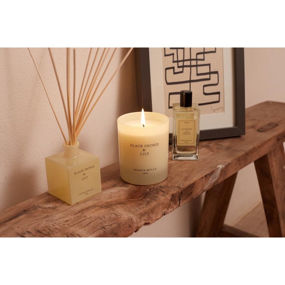 Świeca zapachowa Black Orchid & Lily, 230 g, Cereria Molla