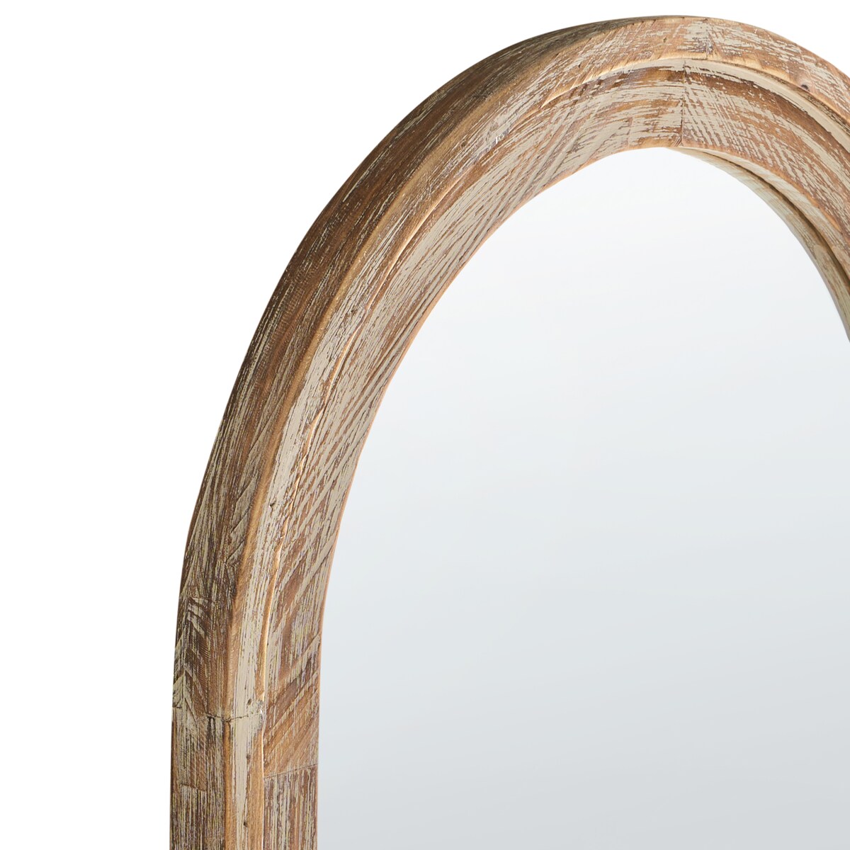 Lustro ścienne COIGNY 55 cm 170 cm Drewno jodłowe Jasnobrązowy