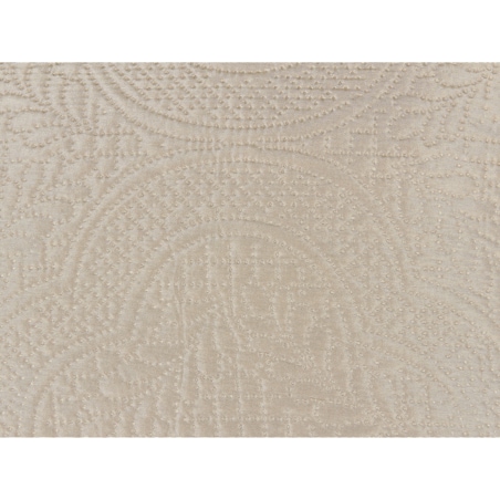 Komplet narzuta na łóżko z poduszkami tłoczona 140 x 210 cm szarobeżowy SHUSH