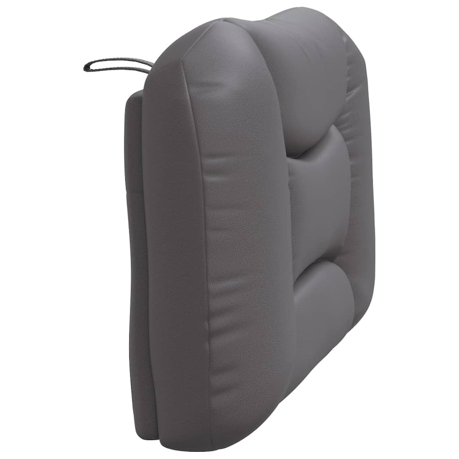 vidaXL Poduszka na wezgłowie, Hvar, szara, 80 cm, sztuczna skóra