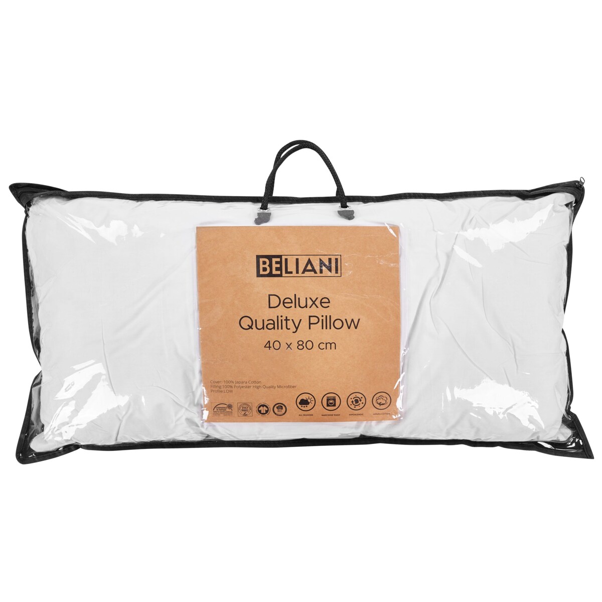 Poduszka poliestrowa wysoka 40 x 80 cm DIRAN