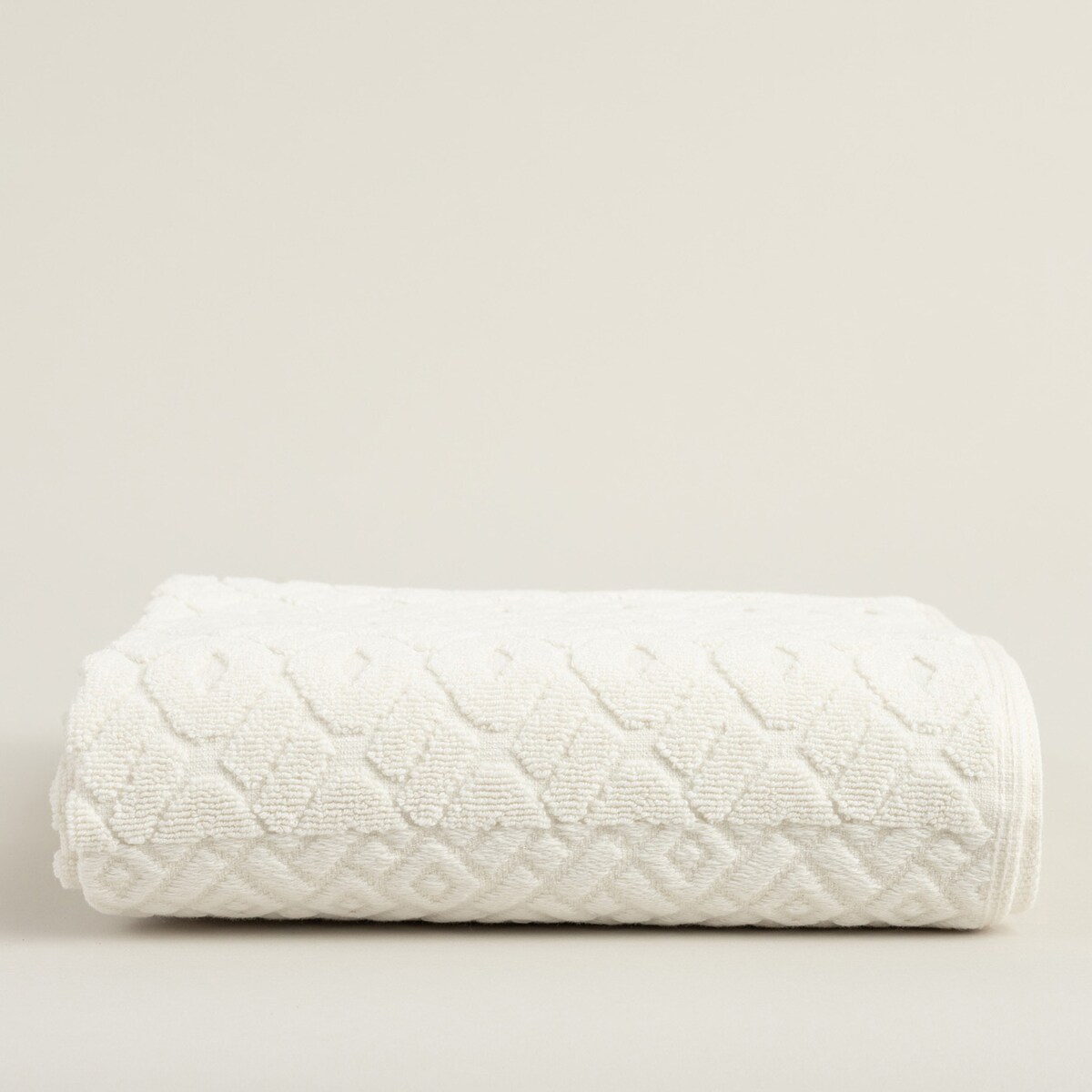 Ręcznik Lattice 70x140 cm cream pearl, 70 x 140 cm