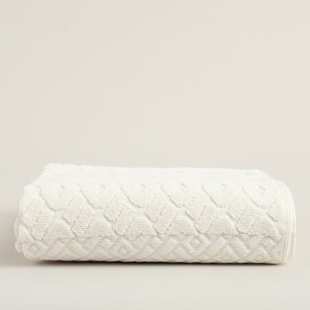 Ręcznik Lattice 70x140 cm cream pearl, 70 x 140 cm