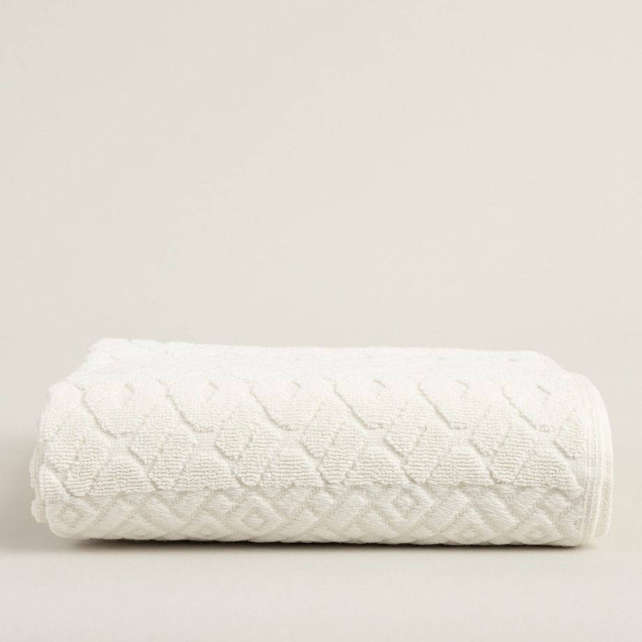 Ręcznik Lattice 70x140 cm cream pearl, 70 x 140 cm