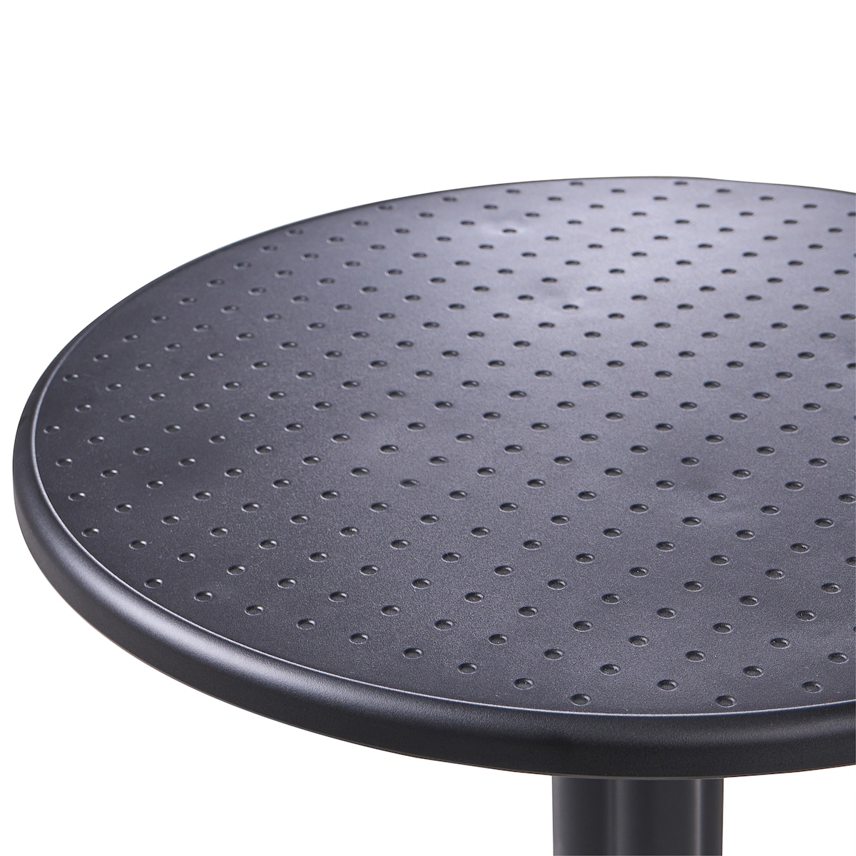Stolik ogrodowy barowy LEGRENA 60 cm 60 cm Czarny