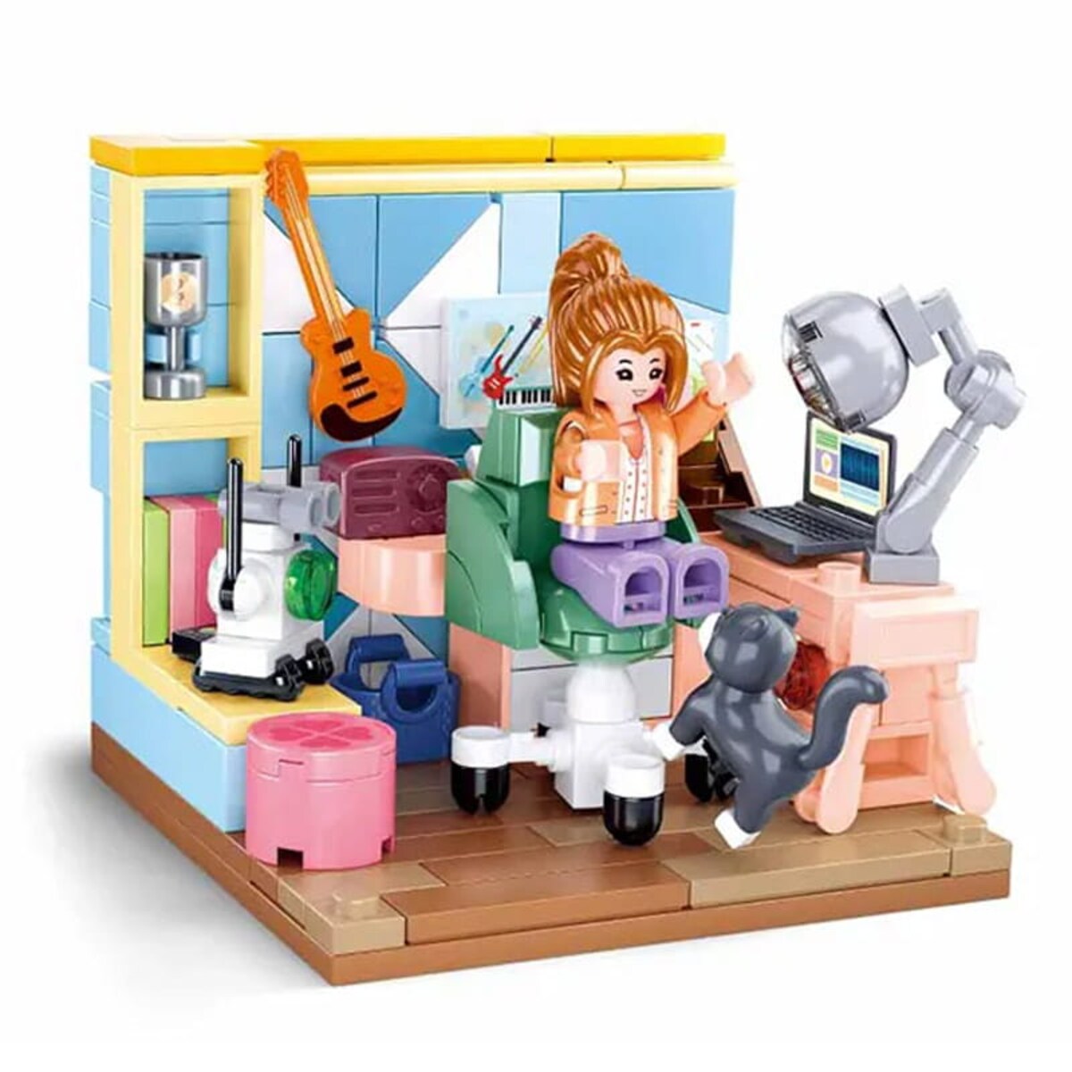 DZIECIĘCY KĄCIK - mini pokoik klocki - Sluban - 216 elementów