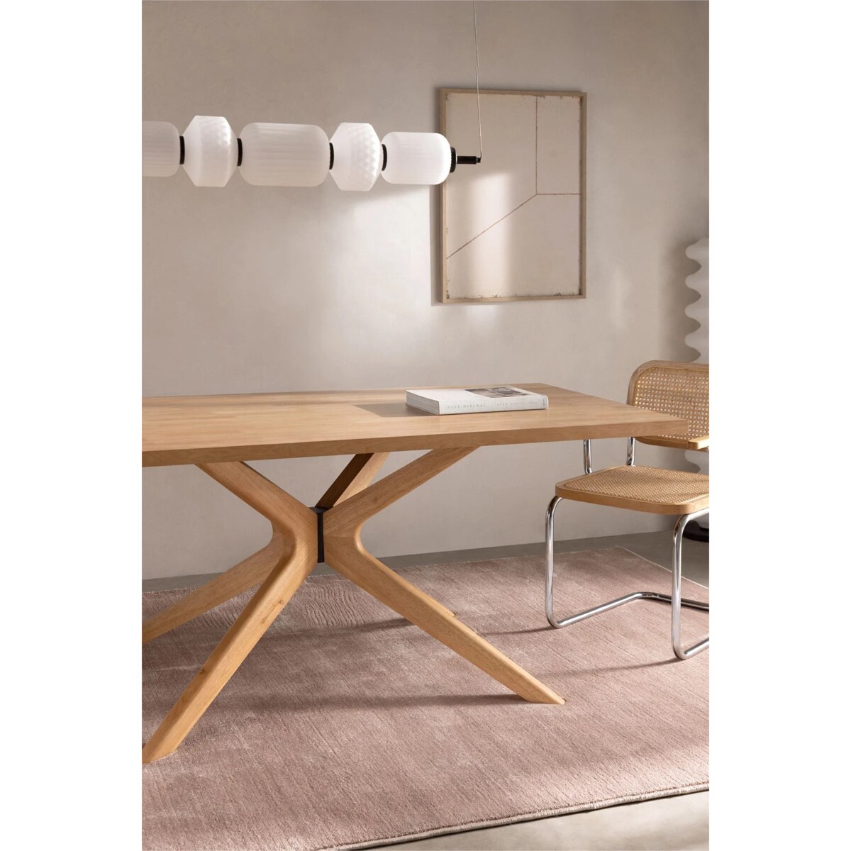 Prostokątny stół jadalniany 180x90 cm Arnaiz naturalny