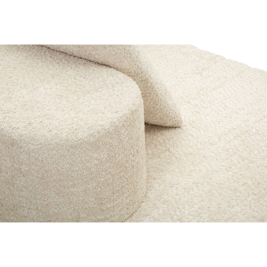 Sofa Island, kolor biały, poliester, 238 x 92 x 78 cm, do salonu, Mauro Ferretti