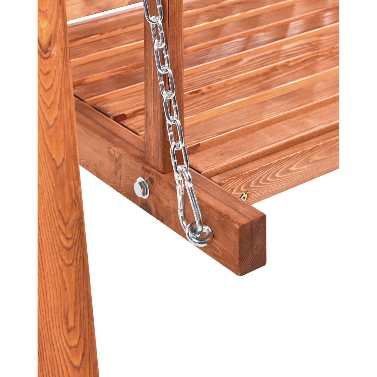 Huśtawka ogrodowa FICARELLA Drewno Brązowy