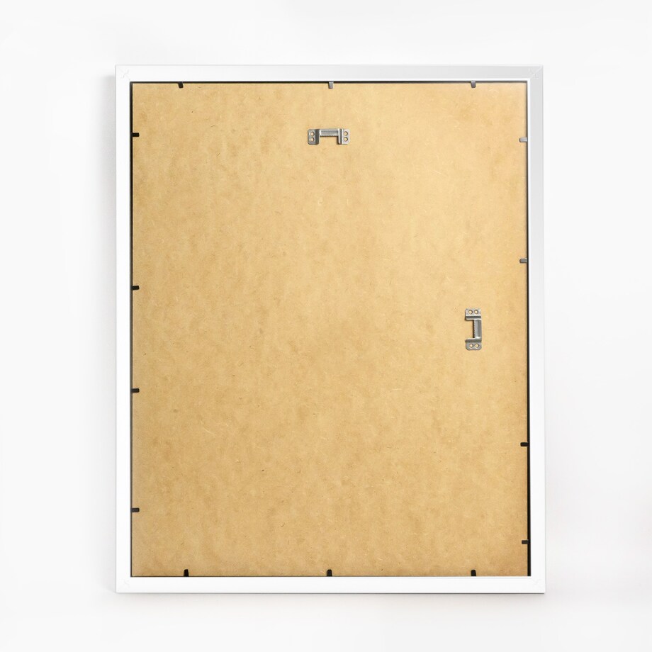 Ramka na zdjęcia 40x50 cm biała rama MDF z plexi do powieszenia pion poziom klasyczna prostokątna ramka FRAMAI®