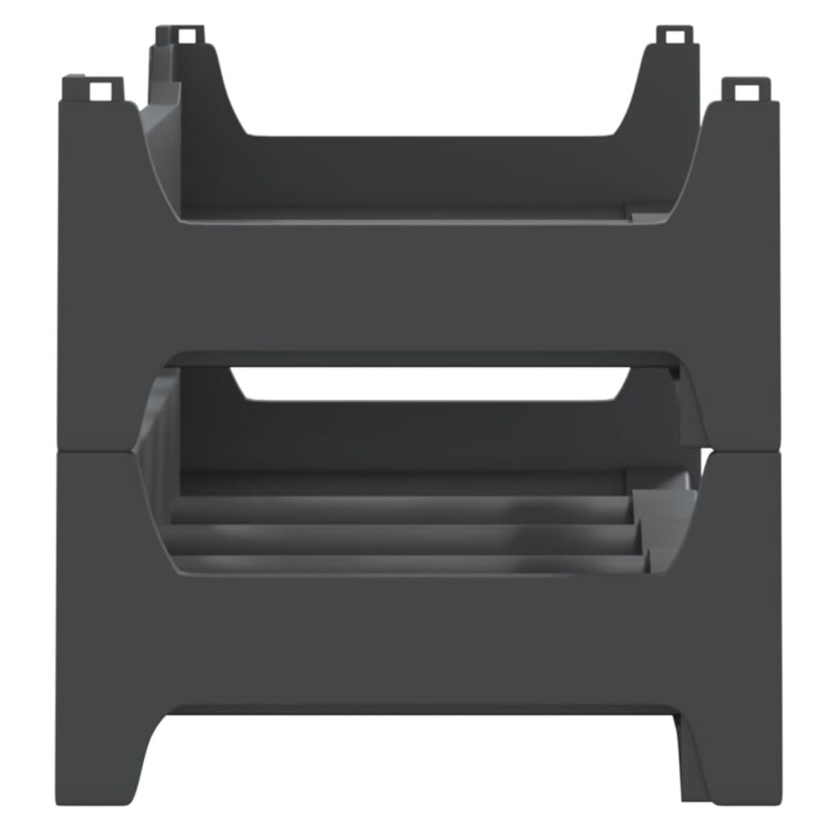 vidaXL Stojak na wino, na 12 butelek, PP, sztaplowany