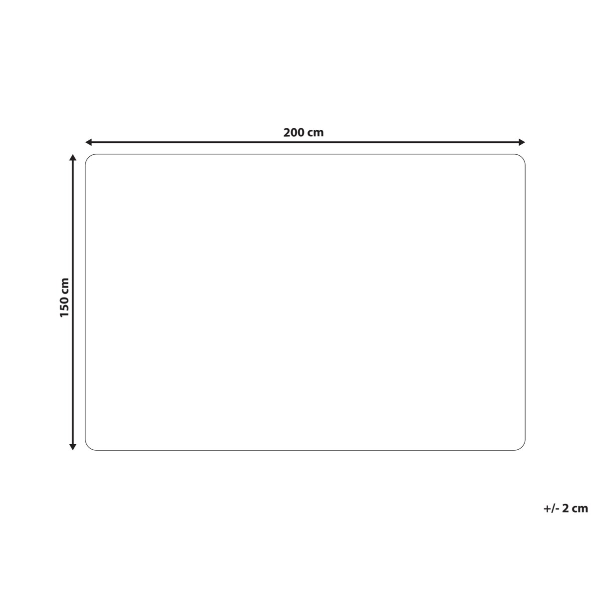 Narzuta na łóżko 150 x 200 cm czarna DELICE