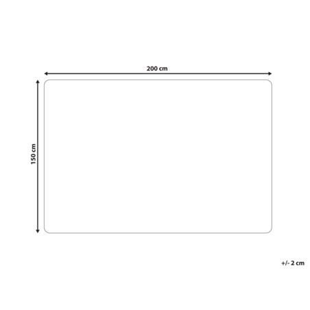 Narzuta na łóżko 150 x 200 cm czarna DELICE