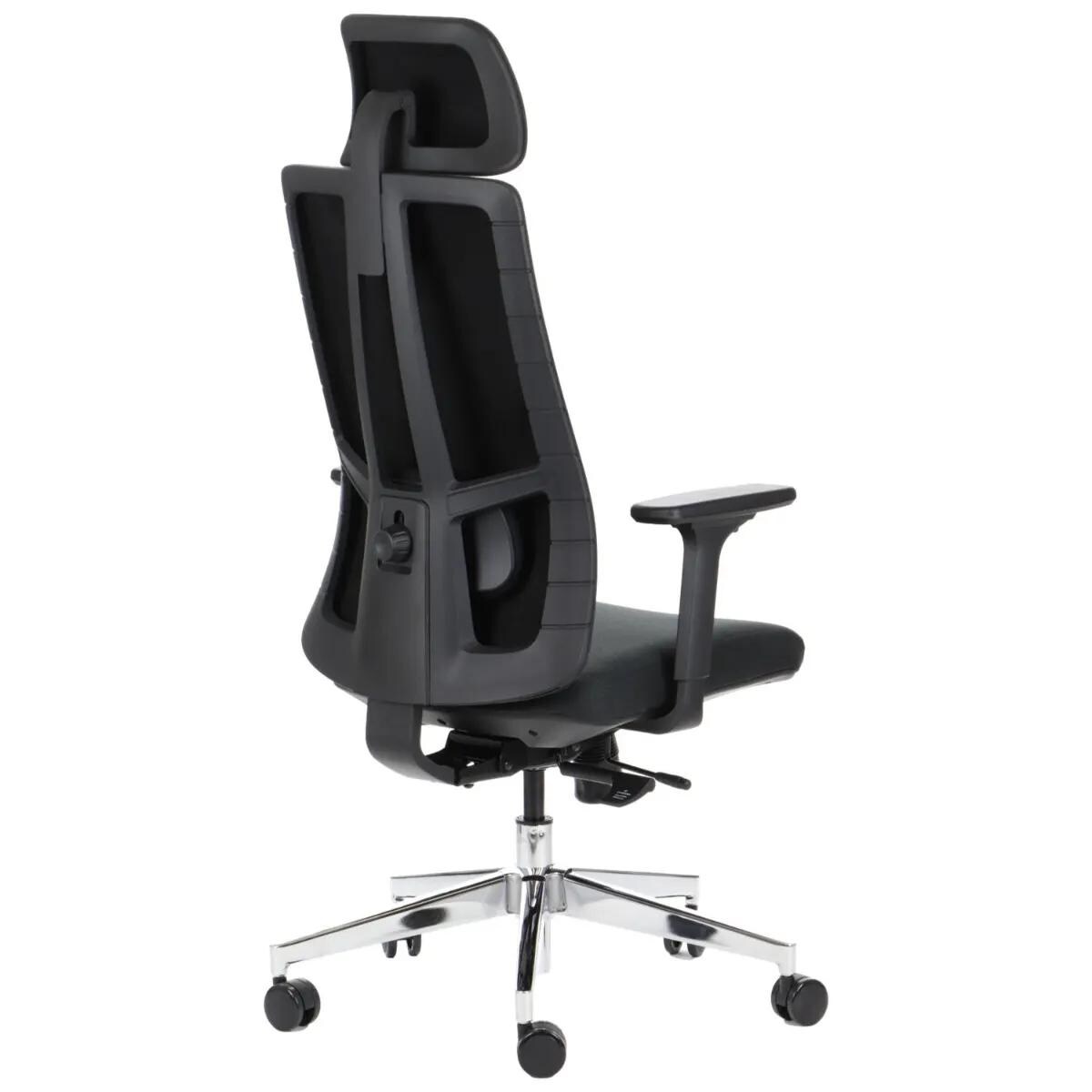 Fotel biurowy AKCENT F czarny