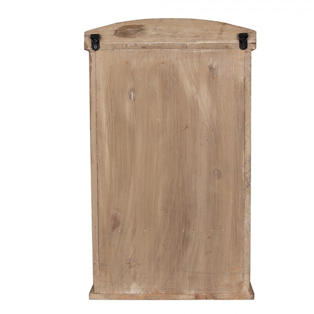 Witrynka wisząca drewniana brązowa 32x15x54 cm