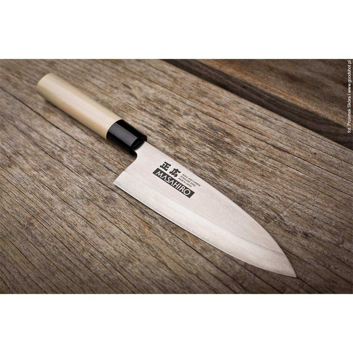Masahiro nóż Ms-8 Deba 180mm dla leworęcznych 10057
