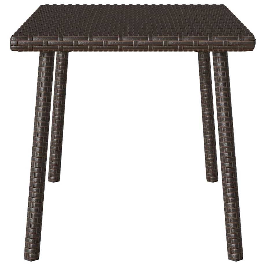 vidaXL Stolik kawowy ogrodowy prostokątny brązowy 60x40x37 cm