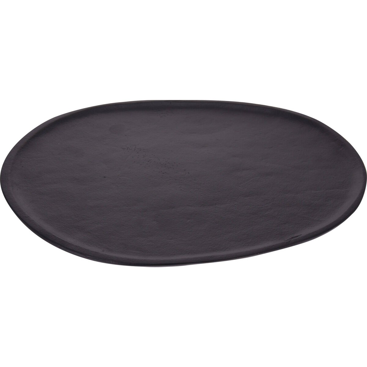 Owalna taca, czarny mat, 35 cm