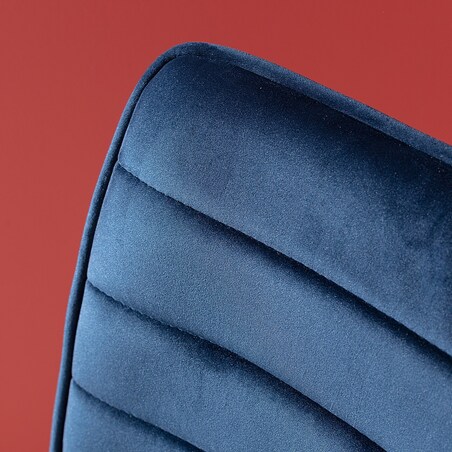 Krzesło Milo Navy, 45 x 53,5 x 80cm
