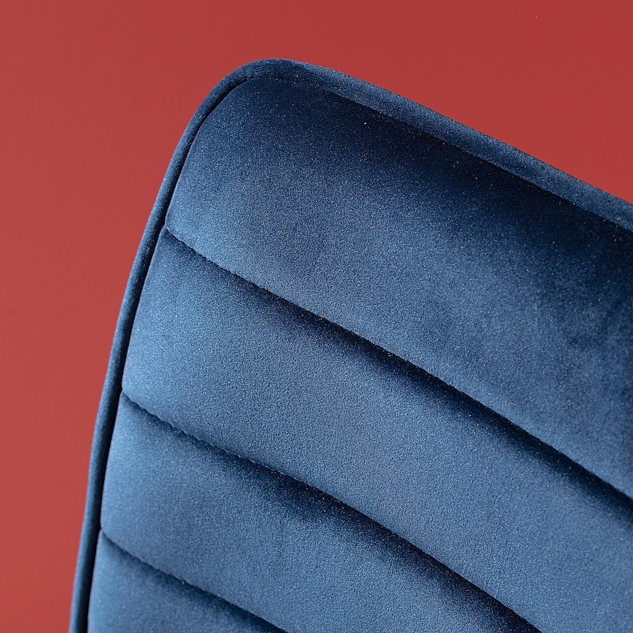 Krzesło Milo Navy, 45 x 53,5 x 80cm