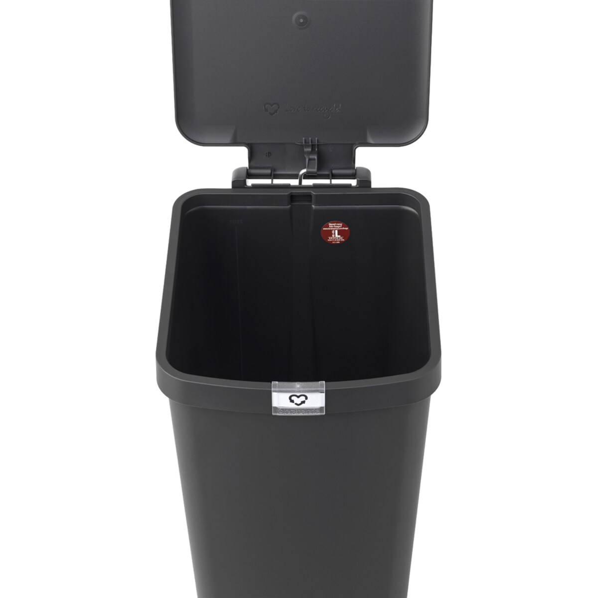 Kosz pedałowy Step Up 40l Dark Grey 800023