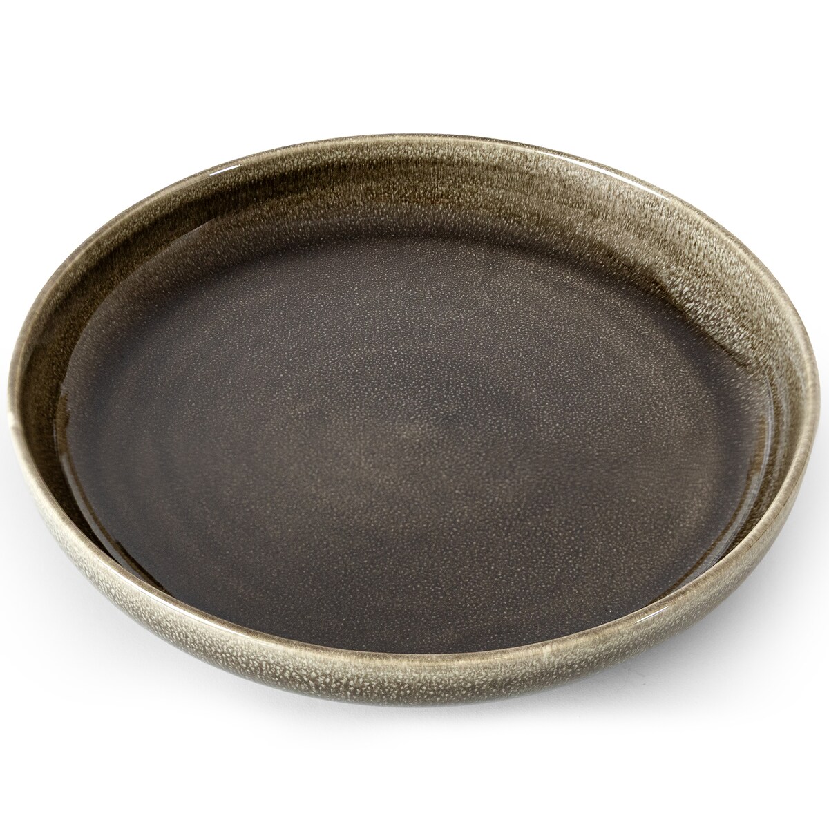 EDA Zestaw obiadowy 6 os. (30 el.), brązowy/szary/beżowy