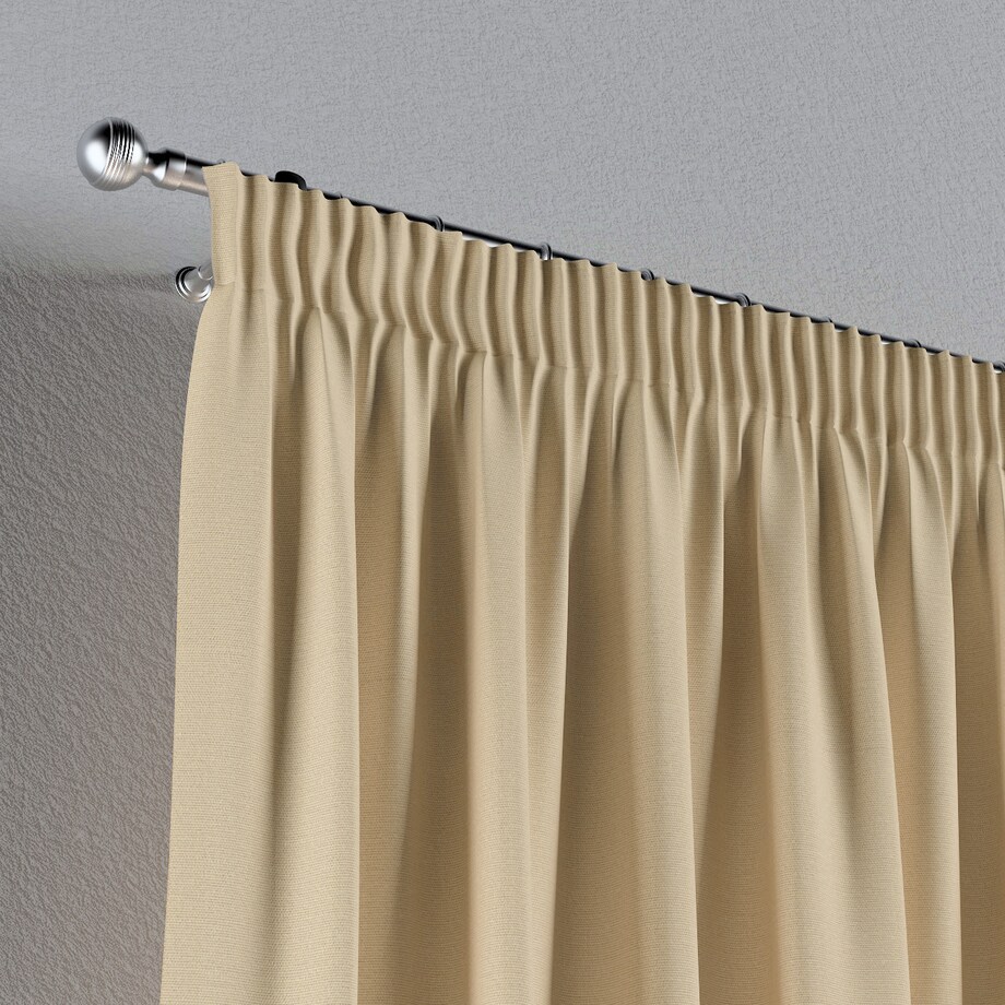 Zasłona na taśmie marszczącej 1 szt. 130x260 waniliowy