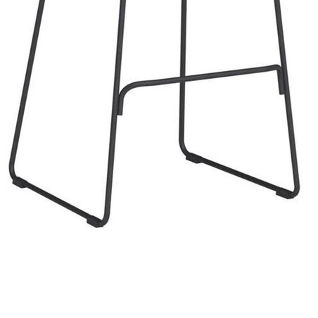 Industrialne krzesło barowe Iron bar MH-005H-B-H75 Moos hoker czarny