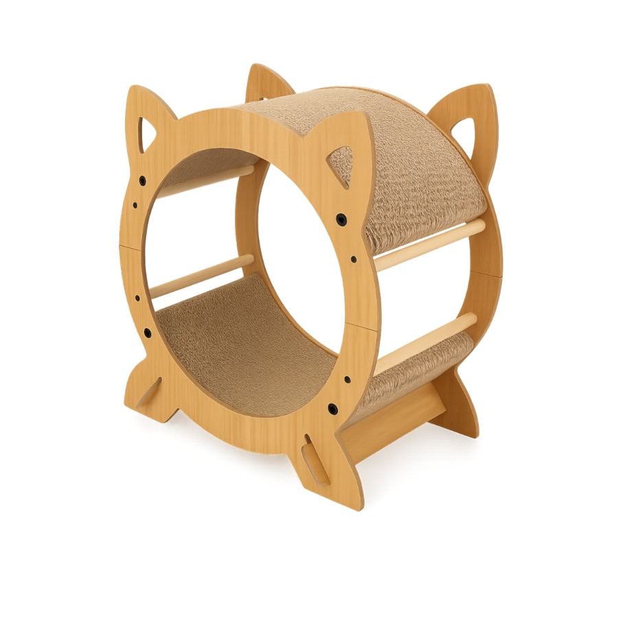 Drapak dla kota tekturowy kartonowy domek budka