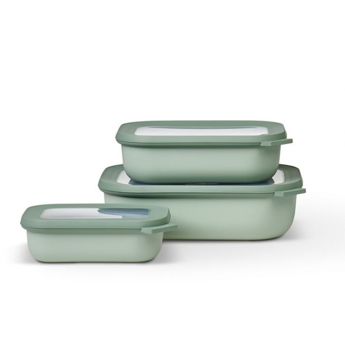Zestaw 3 misek Cirqula prostokątna 500 1000 2000 Nordic Jade 106270094700