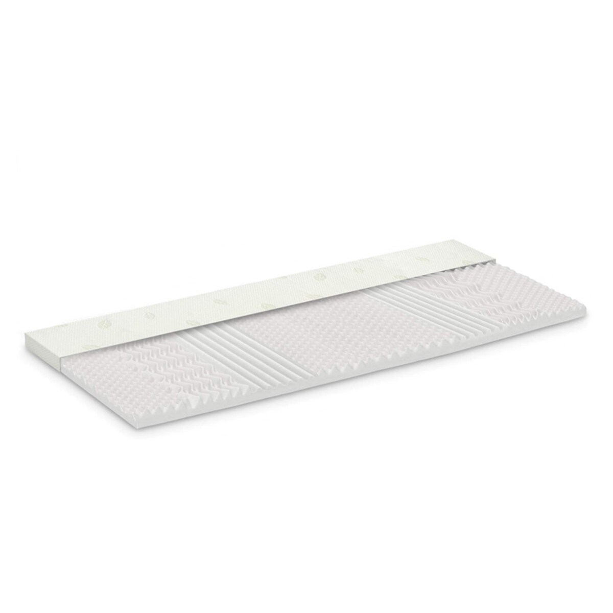 Materac nawierzchniowy 70x190 memory 7 stref Tencel 4 cm Dormeo Renew Natura