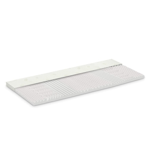 Materac nawierzchniowy 70x190 memory 7 stref Tencel 4 cm Dormeo Renew Natura
