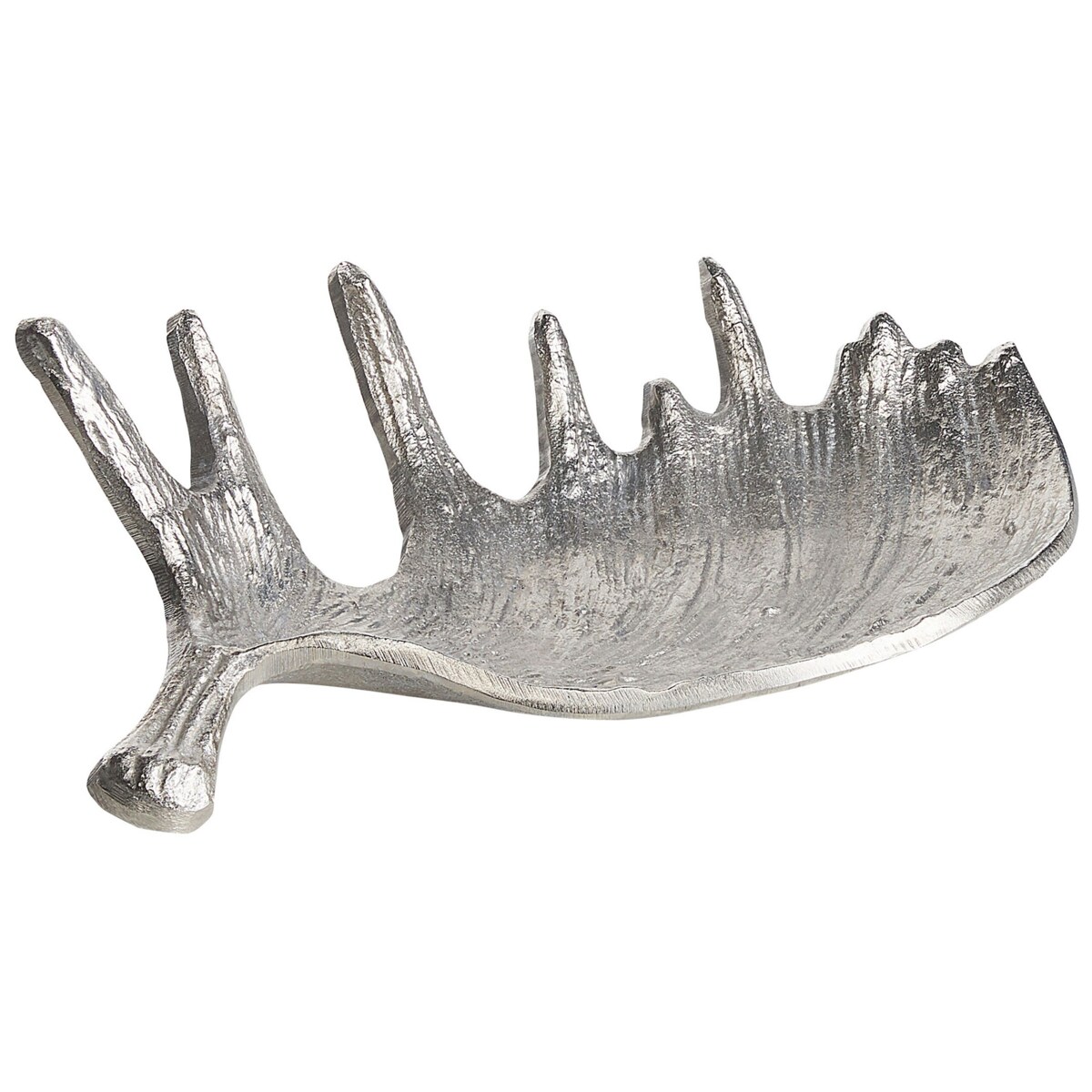 Patera dekoracyjna poroże srebrna CARTHAGE
