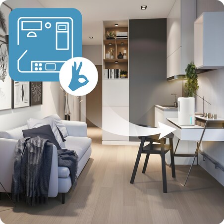 Osuszacz powietrza pochłaniacz wilgoci 60W timer led 353000 Berdsen