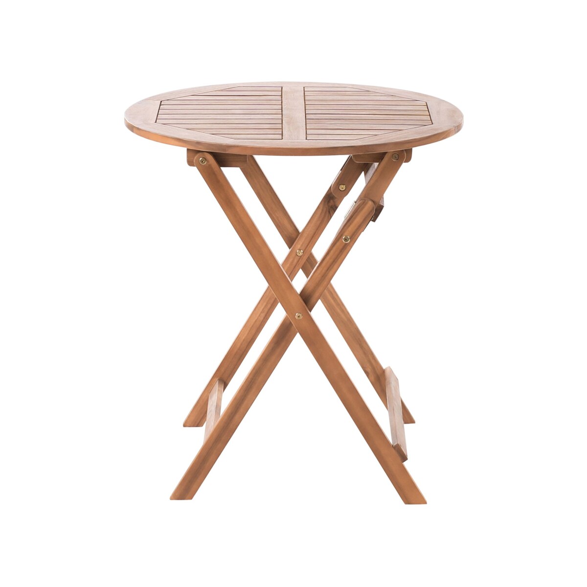 Zestaw mebli balkonowych Składane FEBBIO Certyfikowane drewno akacjowe Brązowy