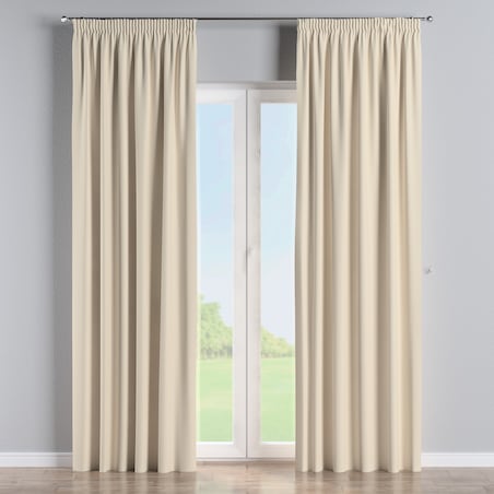 Zasłona na taśmie marszczącej 1 szt. 130x260 beżowy